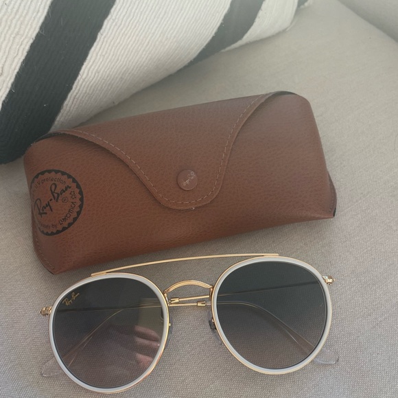 Ray-Ban Round Double Bridge Sunglasses - Picture 4 of 17